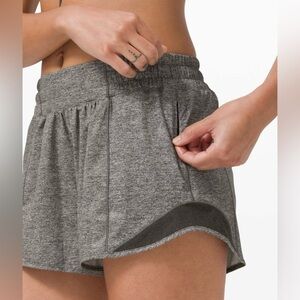 Lululemon Hotty Hot Shorts 4” Grey